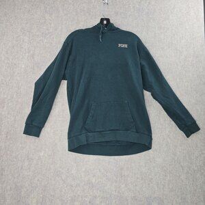 Victorias Secret PINK Teal Oversized Hoodie Sweatshirt S/P